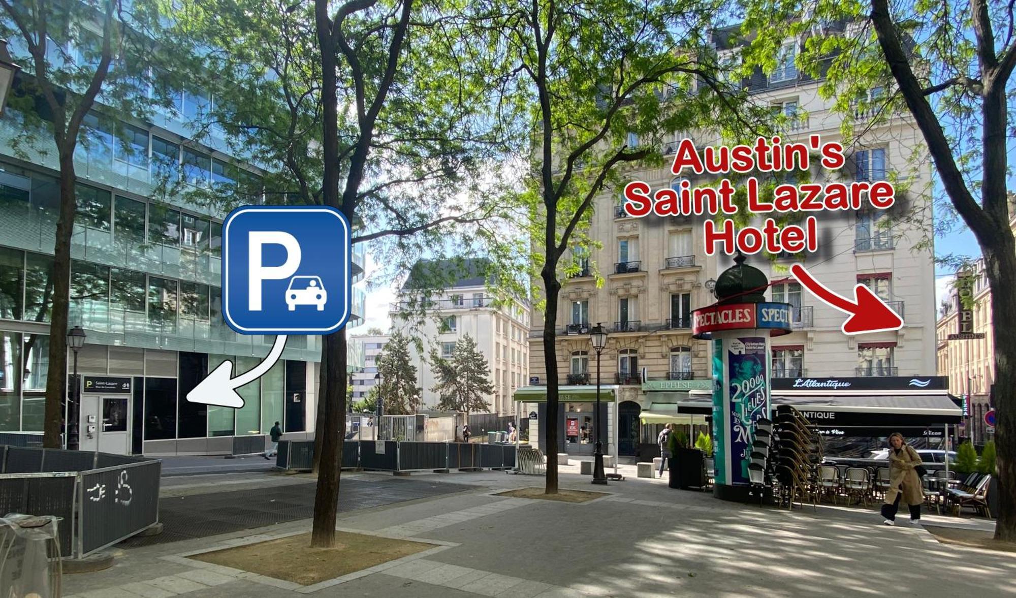 Austin'S Saint Lazare Hotel Paříž Exteriér fotografie